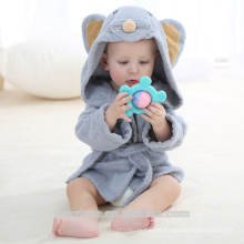 Hohe Qualität Maus mit Kapuze Baby Handtuch, natürliche Baumwolle, Kapuzen Kinder Bademantel CT-023 Großhandel China-Lieferant